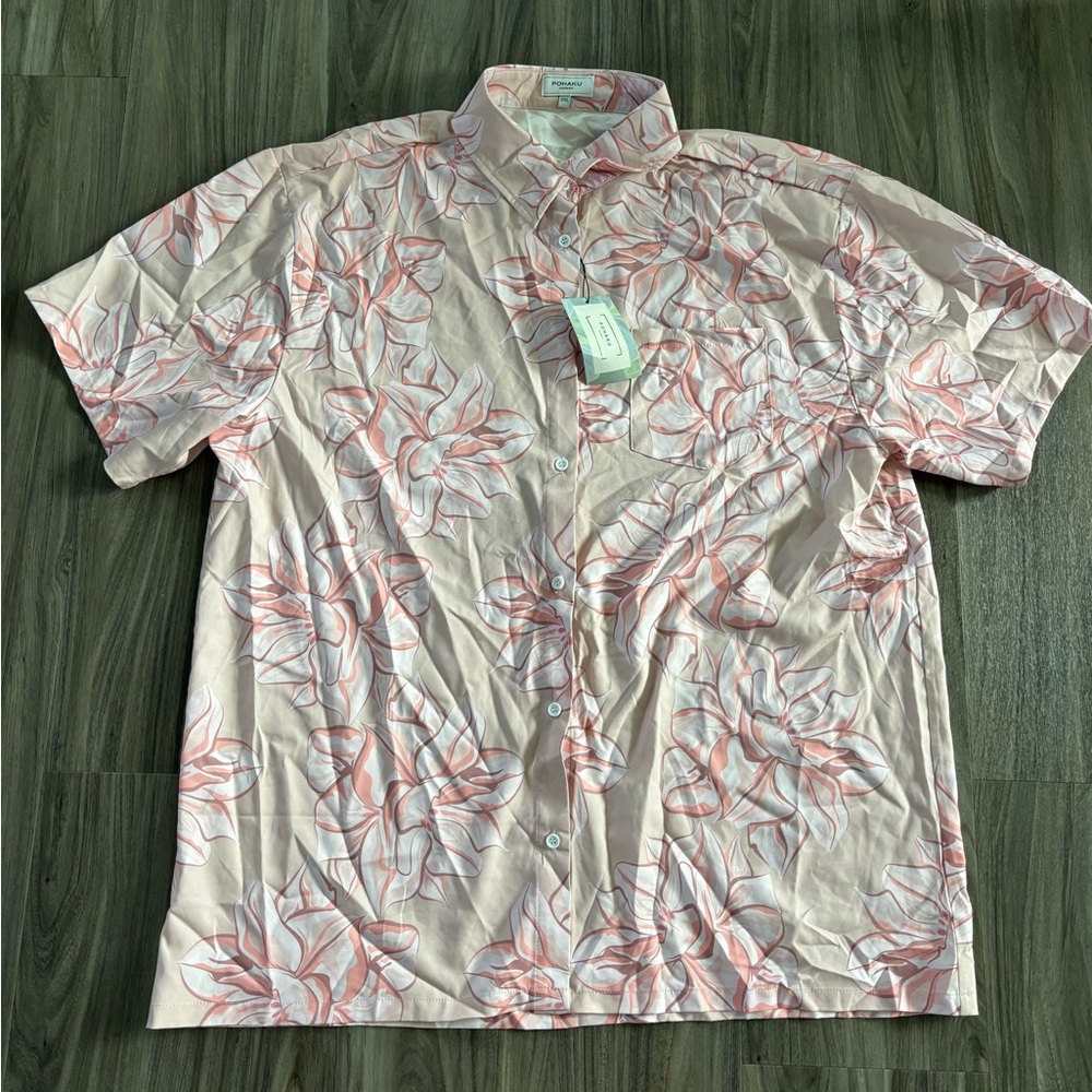Pohaku Hawaii Men’s Aloha Shirt
